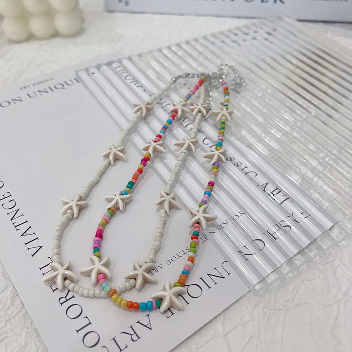 Bohemian Starfish Mother Pearl Shellfish Wholesale Necklace