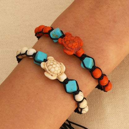 Bohemian Streetwear Tortoise Turquoise Women's Bracelets