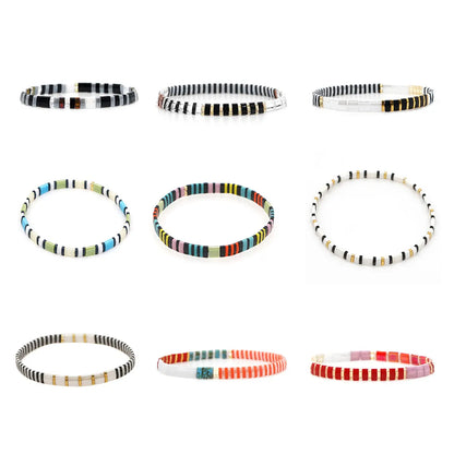 Bohemian Woven Striped Bracelet Wholesale