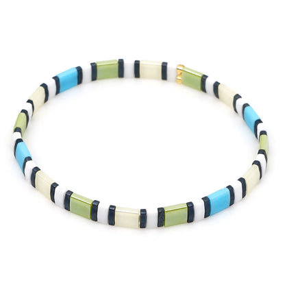 Bohemian Woven Striped Bracelet Wholesale