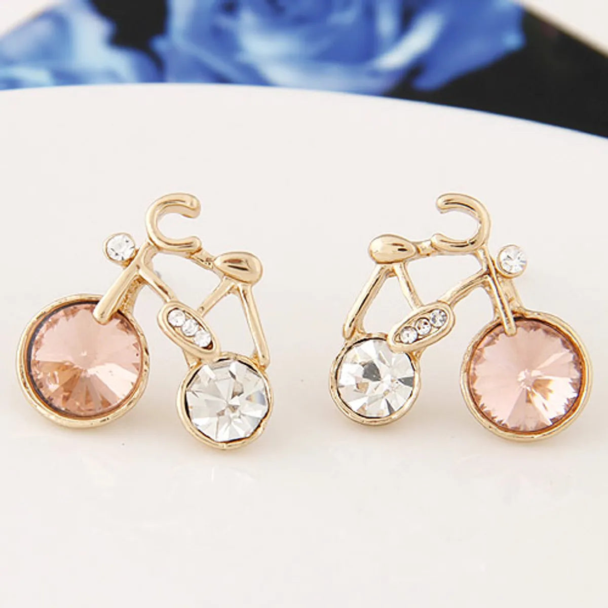 Boutique Korean Fashion Sweet Bicycle Earrings Wholesale