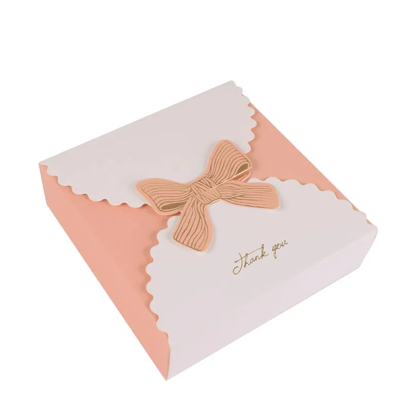 Bow Buckle Soap Flower Color Candy Gift Ornament Folding Paper Box