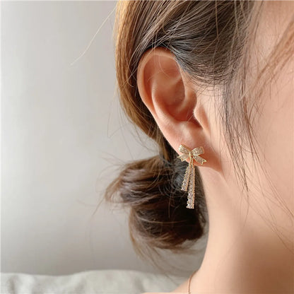 Fashion Geometric Plating Alloy No Inlaid Earrings Ear Studs