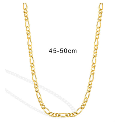 Brass 18K Gold Plated Paper Clip Solid Color Long Necklace Necklace