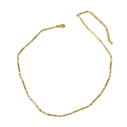 Brass Plating Solid Color Necklace