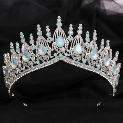 Bridal Crown Alloy Inlay Rhinestones Crown