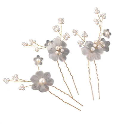 Women'S Sweet Flower Metal Hairpin