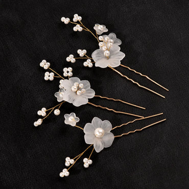 Women'S Sweet Flower Metal Hairpin