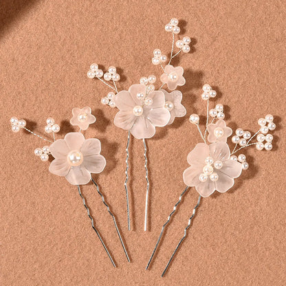 Women'S Sweet Flower Metal Hairpin