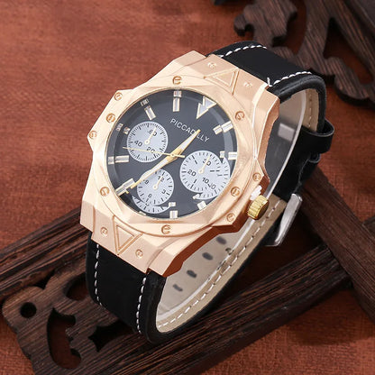 British Style Sports Square Needle Quartz Men'S Watches