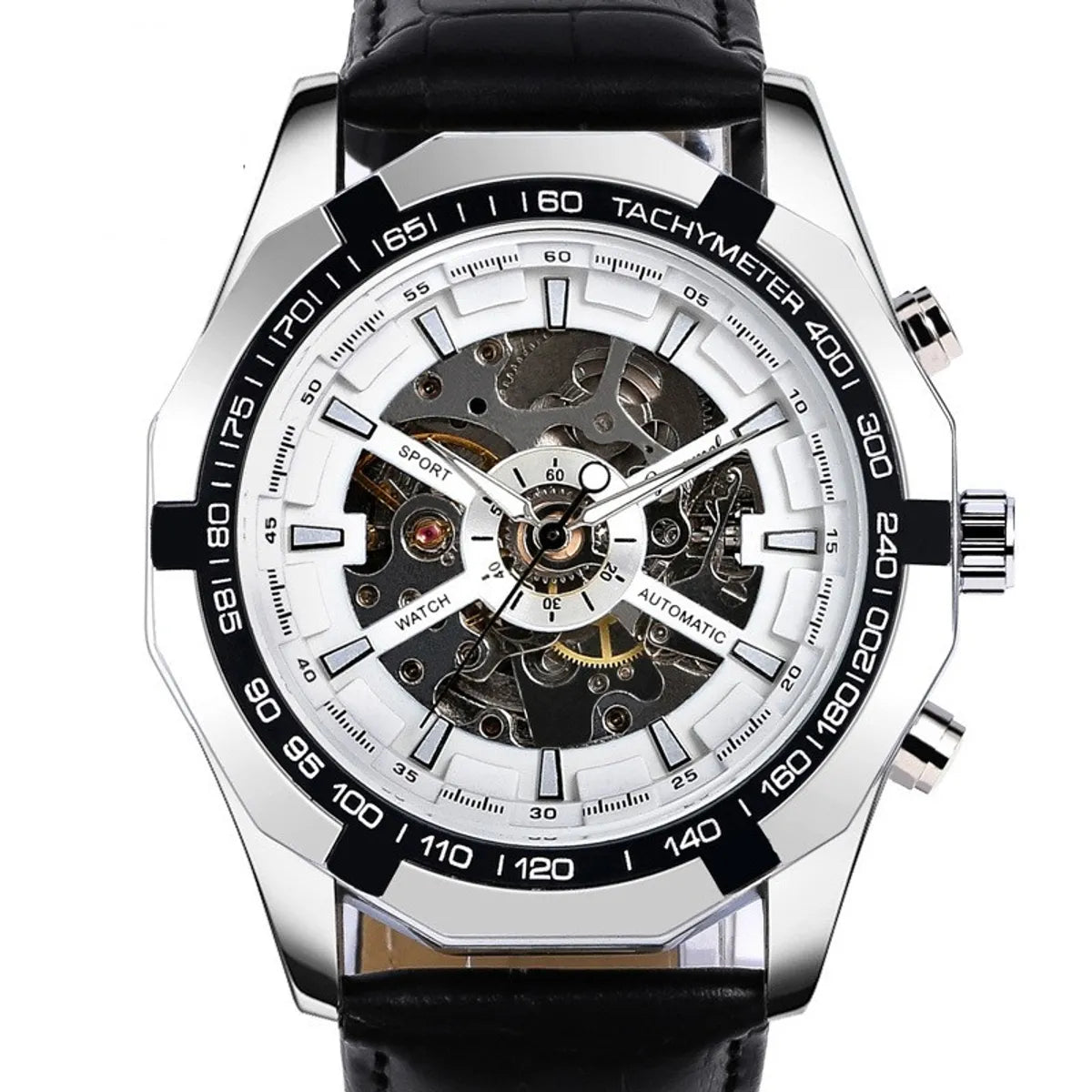 Business Gear Double Side Snaps Mechanical Men'S Watches