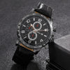 Business Geometric Buckle Quartz Men'S Watches