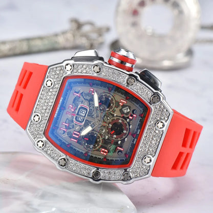 Business Number Buckle Quartz Men'S Watches