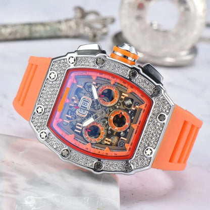 Business Number Buckle Quartz Men'S Watches