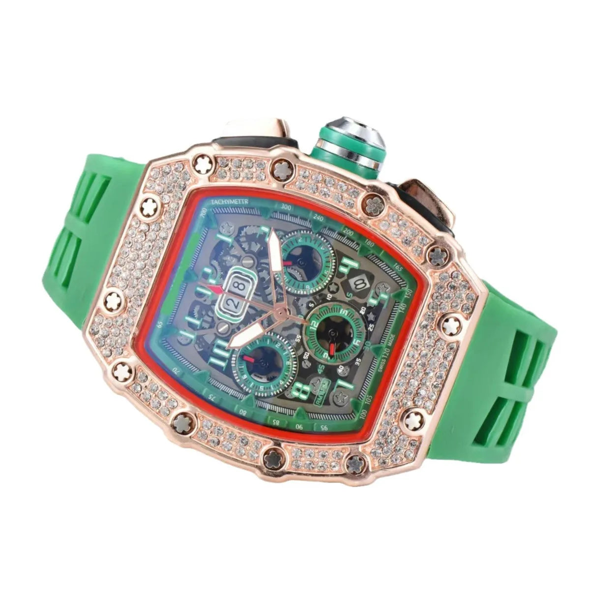 Business Number Buckle Quartz Men'S Watches