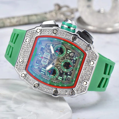 Business Number Buckle Quartz Men'S Watches