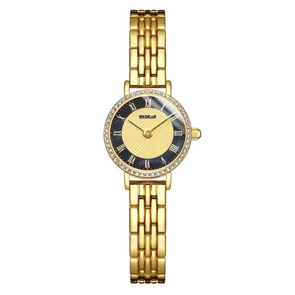 Business Solid Color Buckle Quartz Women'S Watches