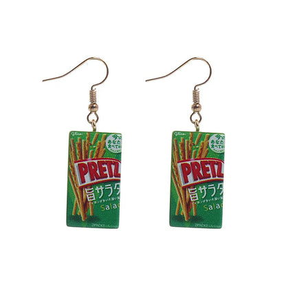 Candy Creative Hand-Made  Simulation Chocolate Alternative Resin Earrings