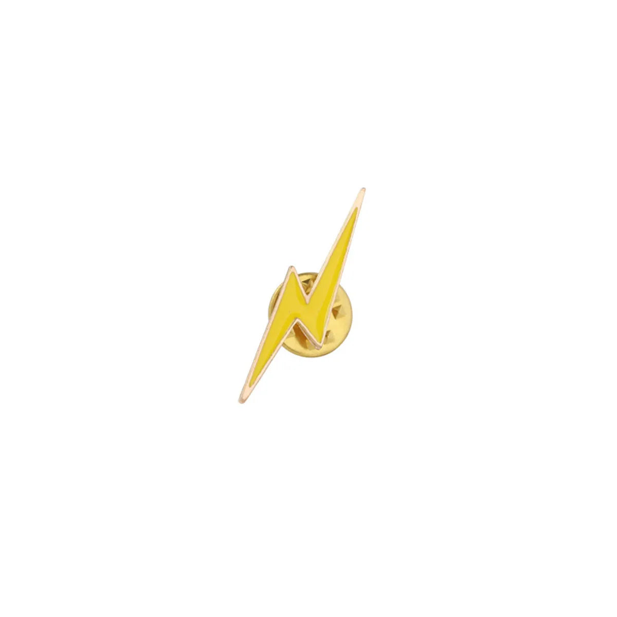 Cartoon Creative Palm Music Symbol Lightning Brooch Set