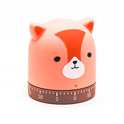 Cartoon Cute Time Manager Zoo Cute Pet Lazy Cat Little Monster Rabbit Mechanical Timer One Piece Dropshipping