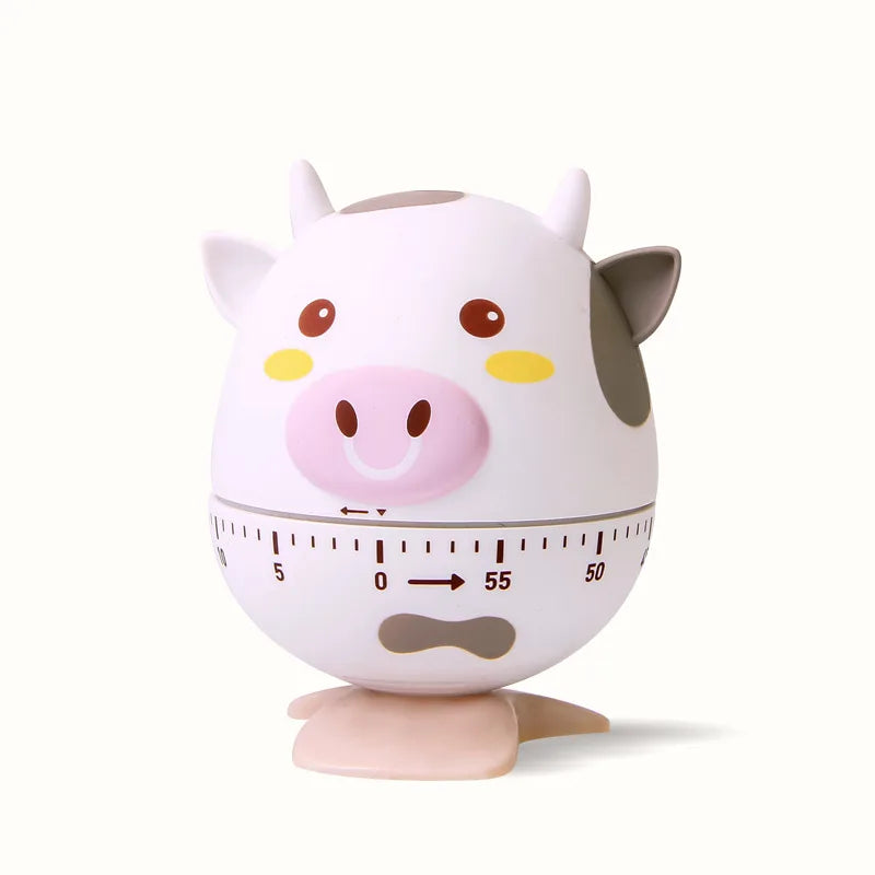 Cartoon Cute Time Manager Zoo Cute Pet Lazy Cat Little Monster Rabbit Mechanical Timer One Piece Dropshipping