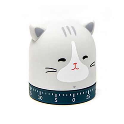 Cartoon Cute Time Manager Zoo Cute Pet Lazy Cat Little Monster Rabbit Mechanical Timer One Piece Dropshipping