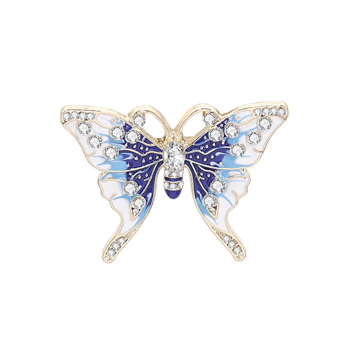 Cartoon Frog Dragonfly Butterfly  Drop Oil Diamond Brooch Wholesale Nihaojewelry