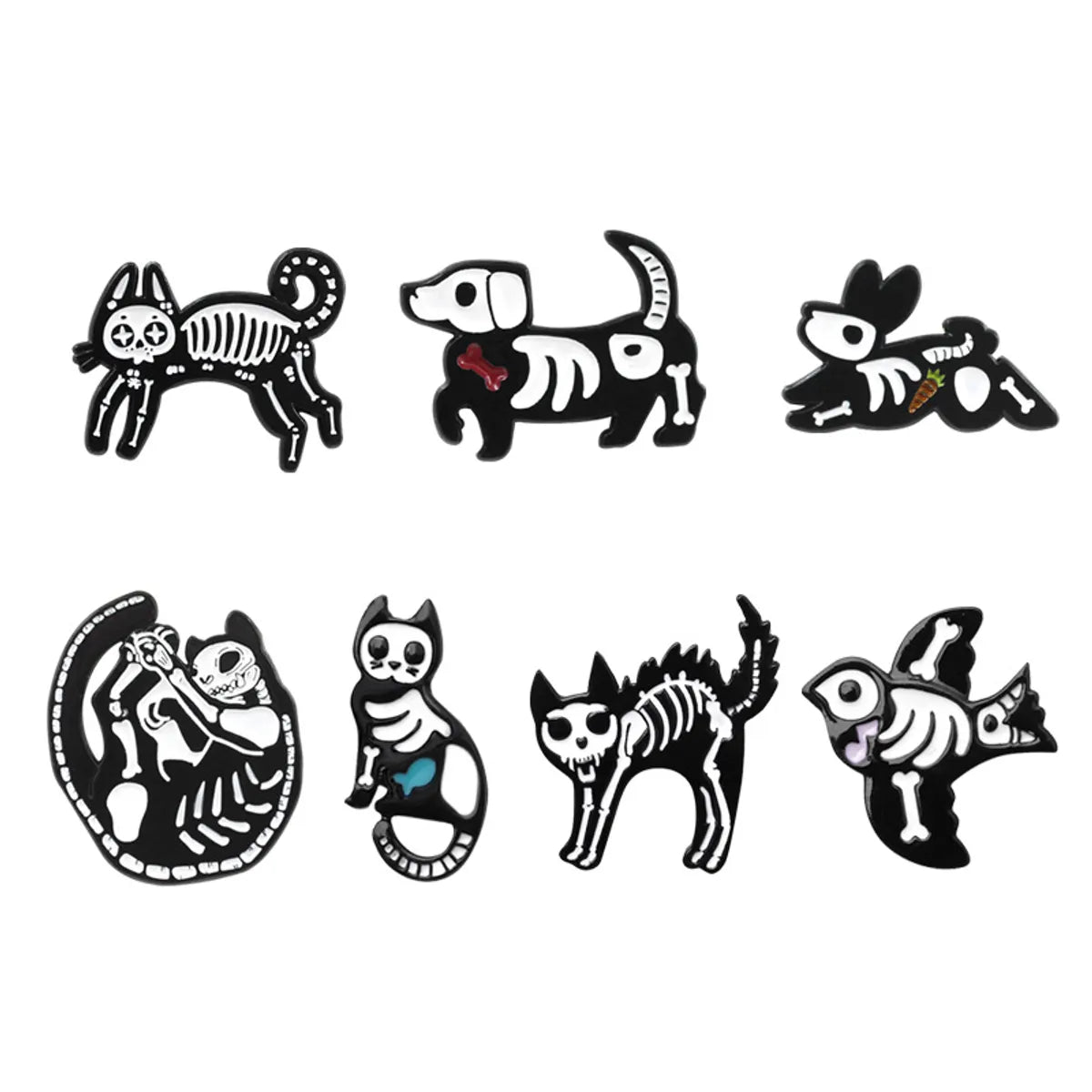 Cartoon Style Animal Alloy Enamel Unisex Brooches