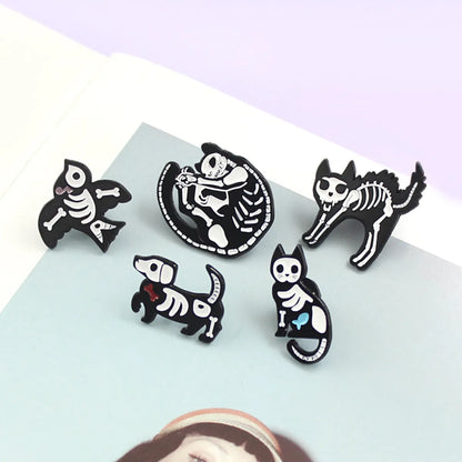 Cartoon Style Animal Alloy Enamel Unisex Brooches