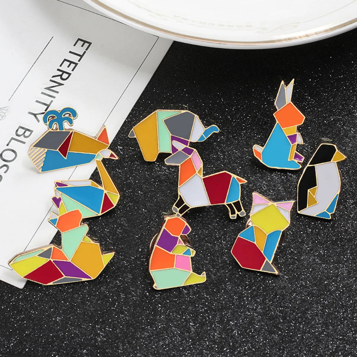 Cartoon Style Animal Alloy Enamel Unisex Brooches