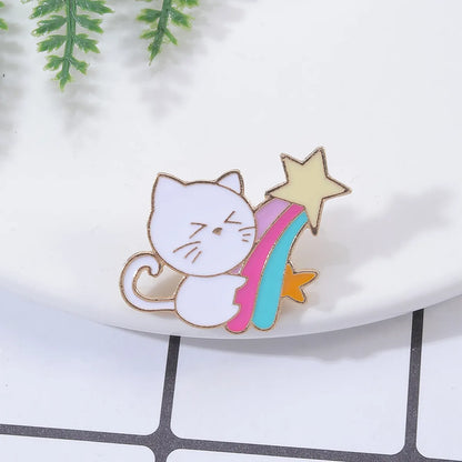 Cartoon Style Animal Alloy Enamel Women'S Brooches