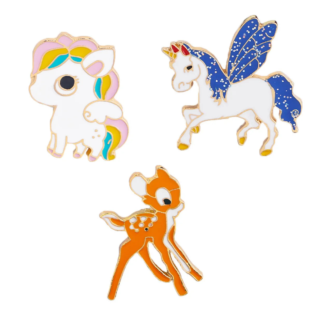 Cartoon Style Animal Alloy Plating Unisex Brooches