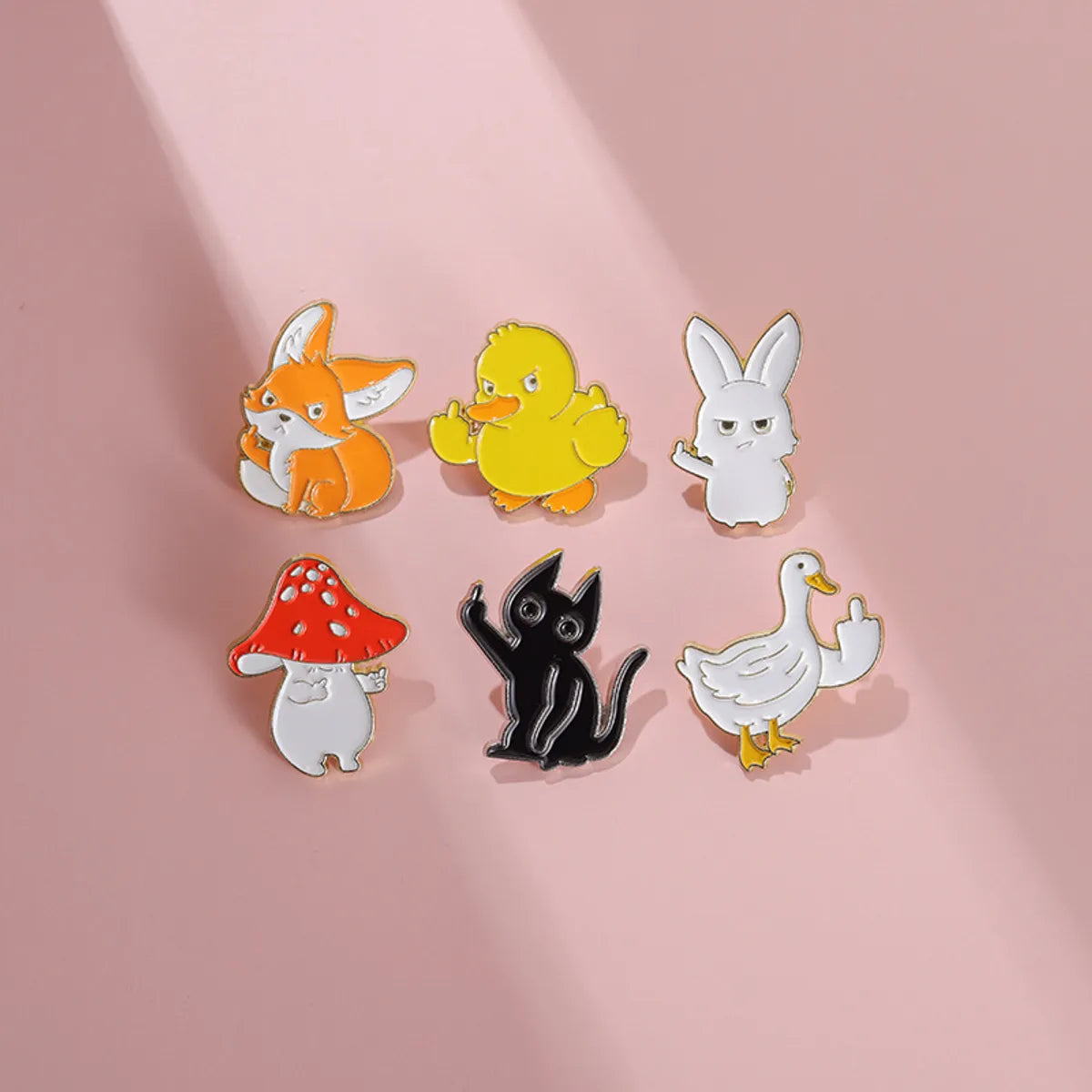 Cartoon Style Animal Alloy Plating Unisex Brooches