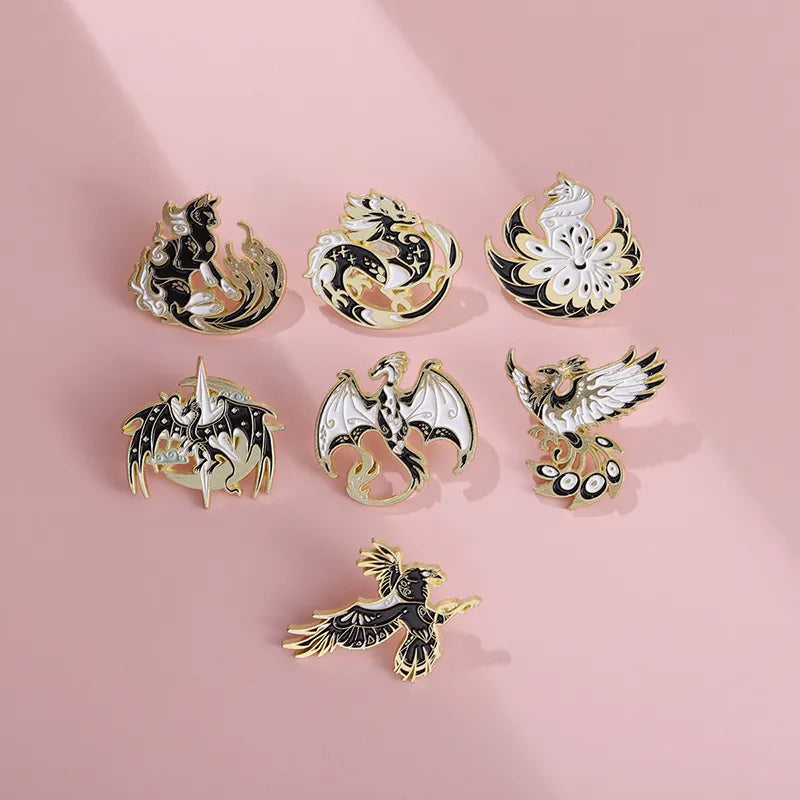 Cartoon Style Animal Alloy Plating Unisex Brooches