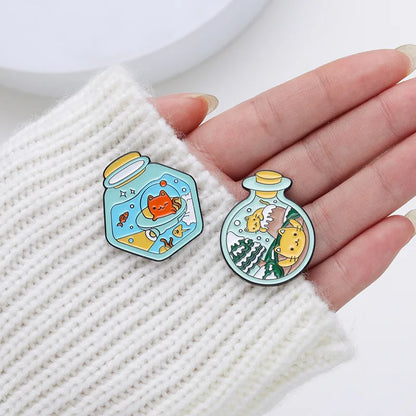 Cartoon Style Animal Alloy Plating Unisex Brooches