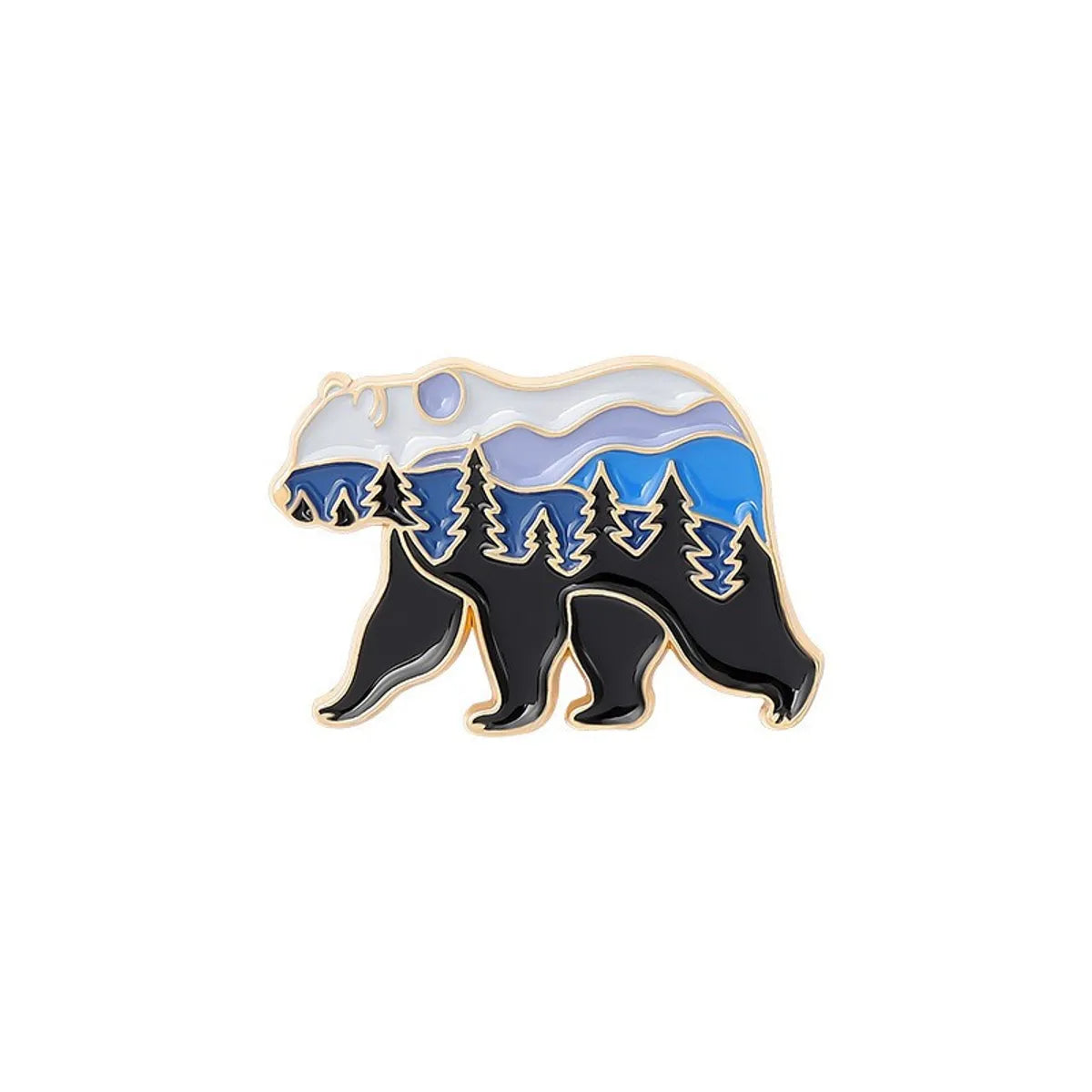 Cartoon Style Animal Alloy Stoving Varnish Unisex Brooches