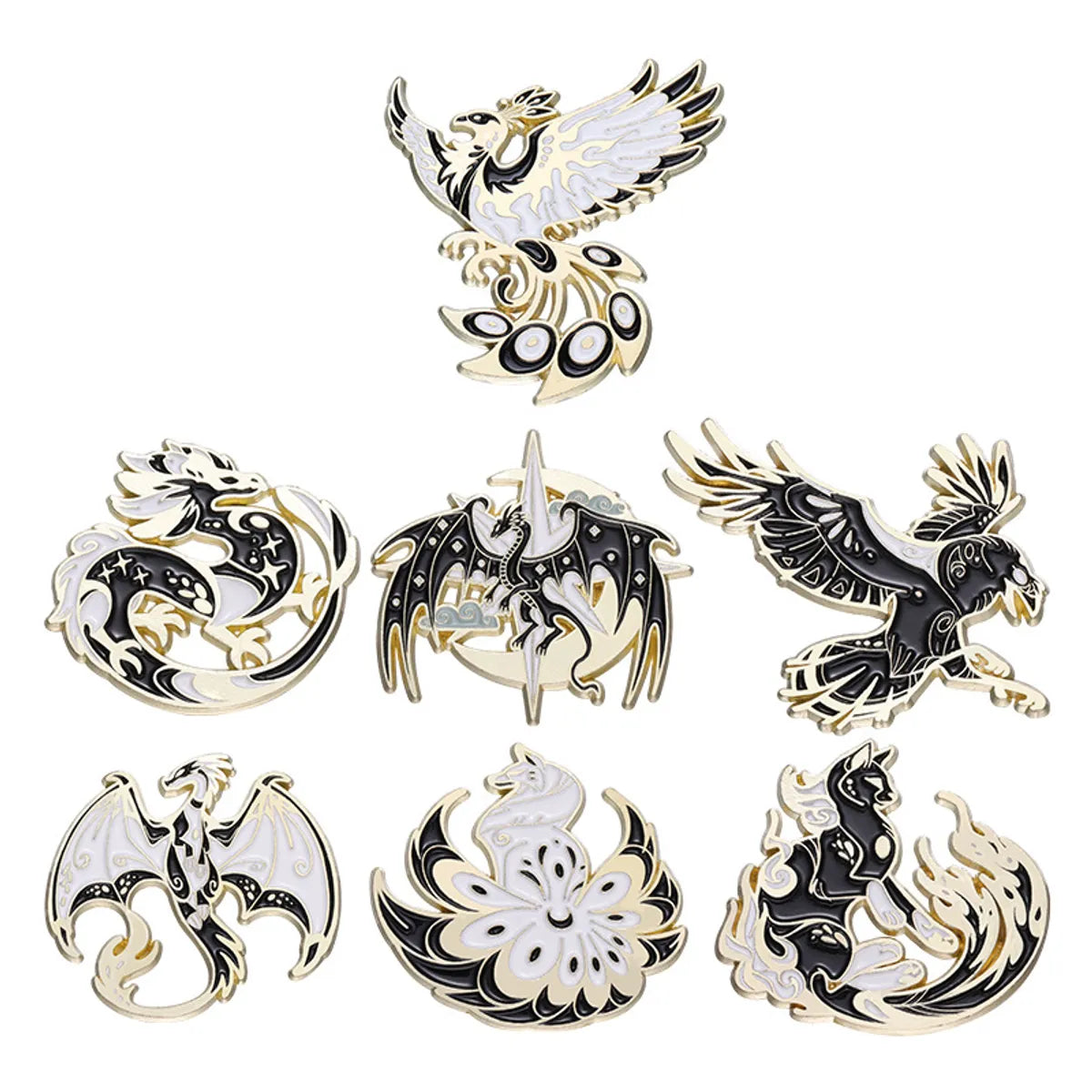 Cartoon Style Animal Alloy Stoving Varnish Unisex Brooches