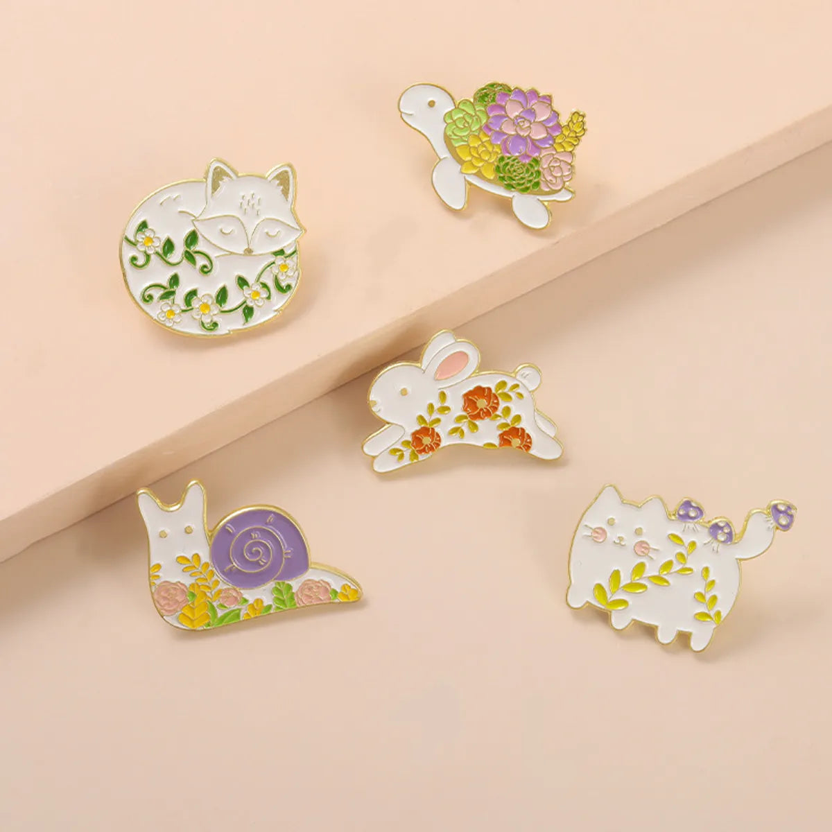 Cartoon Style Animal Alloy Stoving Varnish Unisex Cartoon Brooches