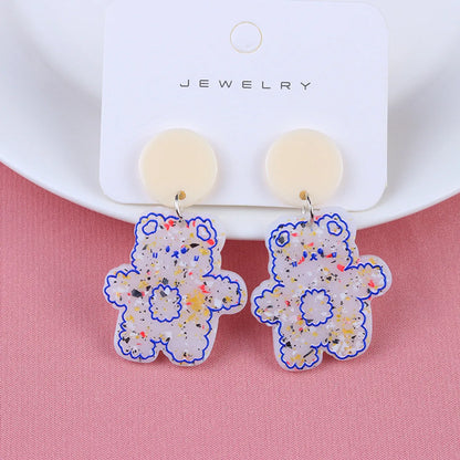 Cartoon Style Animal Arylic Earrings