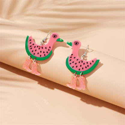 Cartoon Style Animal Arylic Women'S Drop Earrings