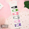 Cartoon Style Animal Christmas Tree Fruit Metal Stoving Varnish Hair Clip 1 Set