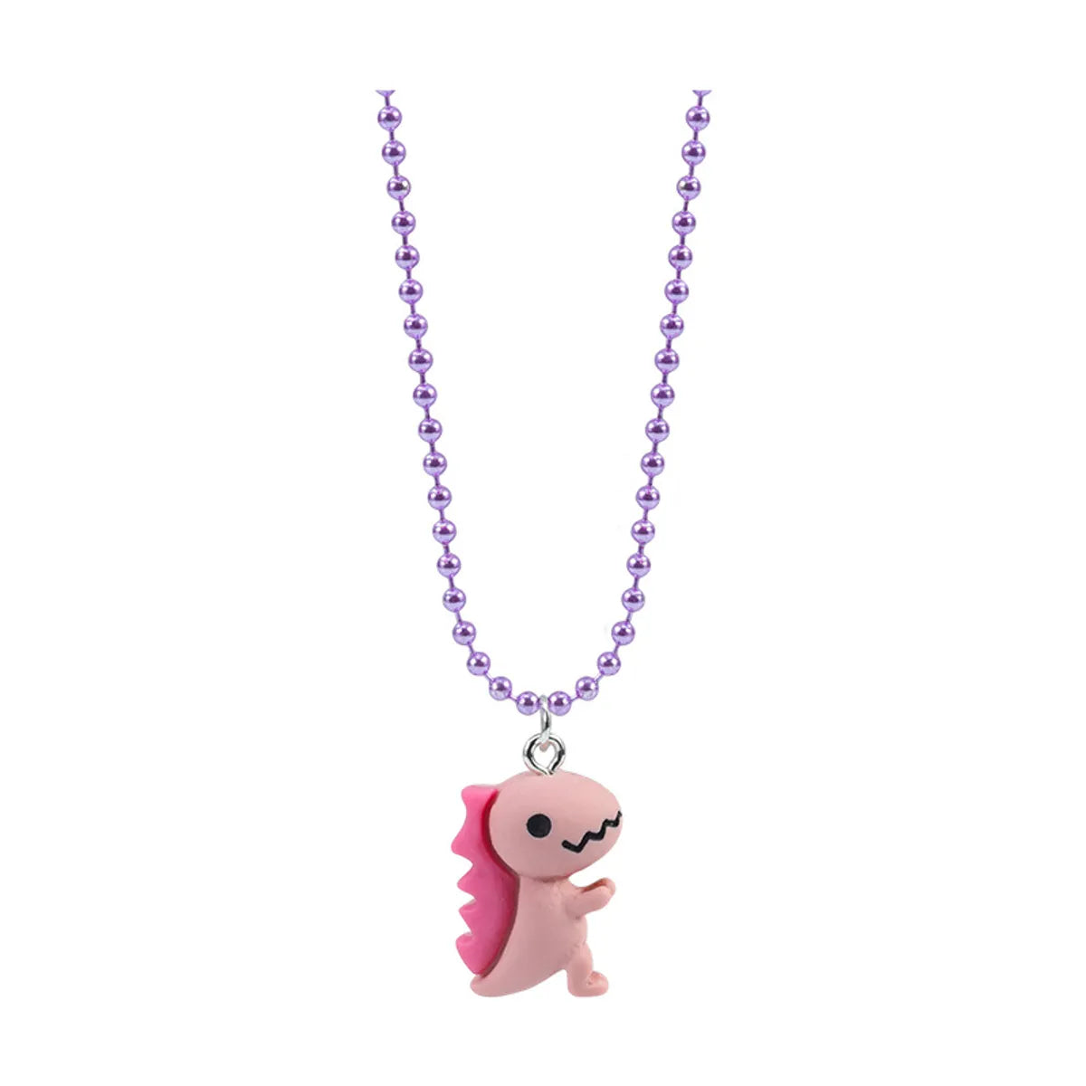 Cartoon Style Animal Dinosaur Mixed Materials Women'S Pendant Necklace