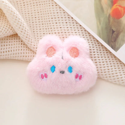 Cartoon Style Animal Plush Kid'S Brooches