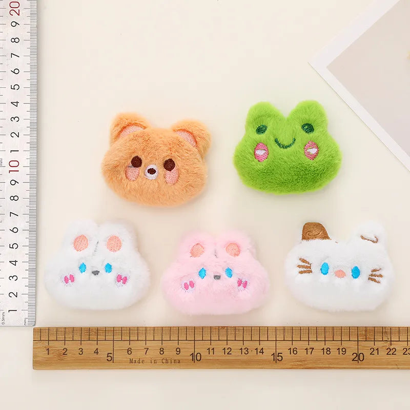 Cartoon Style Animal Plush Kid'S Brooches