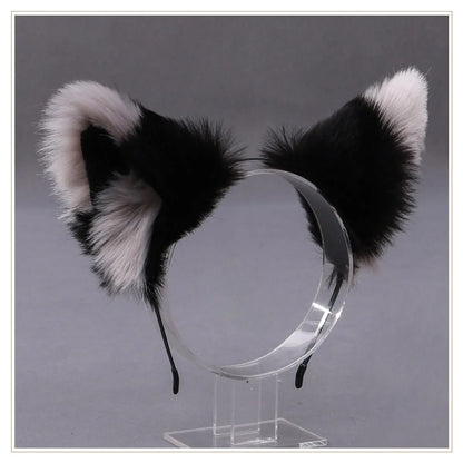 Cartoon Style Animal Plush Metal Hair Band