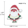 Cartoon Style Animal Santa Claus Snowman Alloy Enamel Artificial Gemstones Unisex Brooches