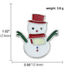 Cartoon Style Animal Santa Claus Snowman Alloy Enamel Artificial Gemstones Unisex Brooches