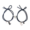 Cartoon Style Animal Stainless Steel Rubber Band Rope Handmade Couple Wristband