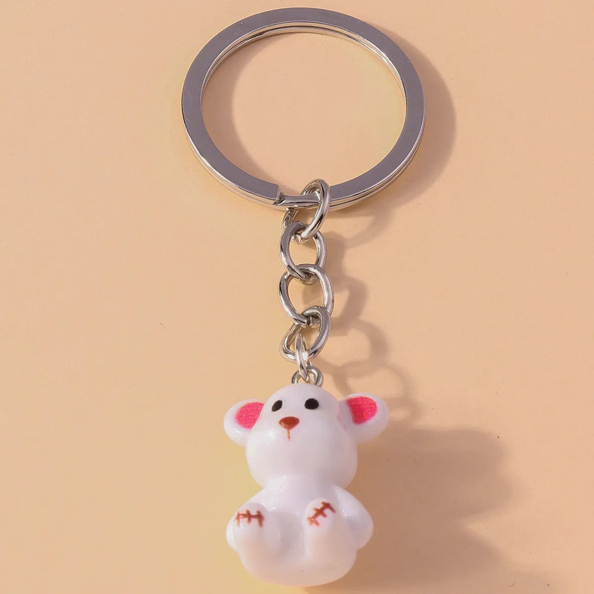 Cartoon Style Animal Synthetic Resin Alloy Keychain