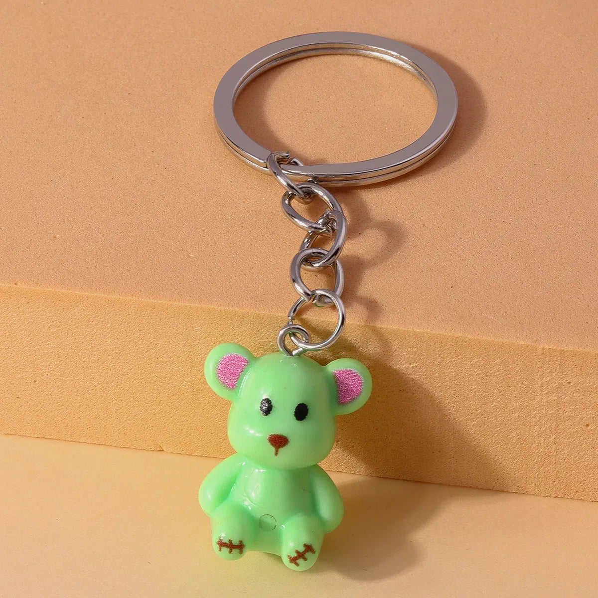 Cartoon Style Animal Synthetic Resin Alloy Keychain